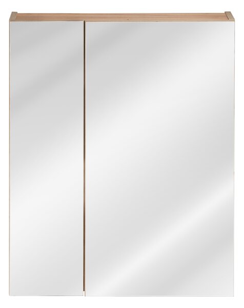 Comad Zrcadlová skříňka bez osvětlení Capri Oak 60 dub zlatý craft