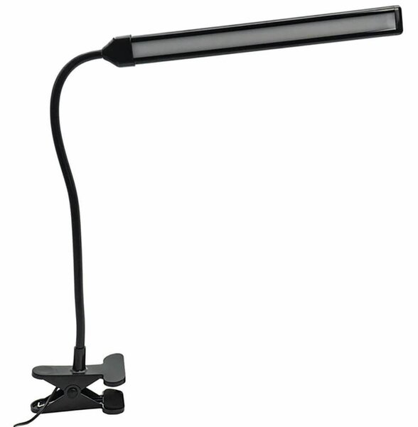 4Leaders Flexibilní stmívatelná LED lampa s klipem černá 71,5 cm