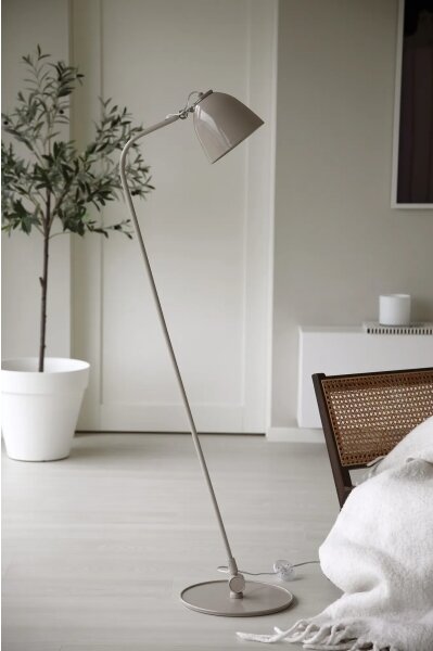 Markslöjd 108966 - Stojací lampa TILT 1xE27/60W/230V šedá