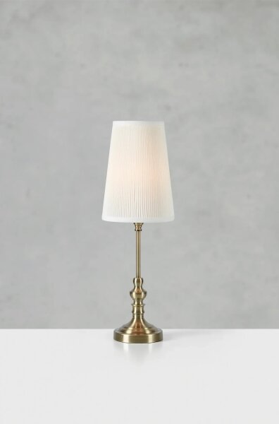 Markslöjd 108969 - Stolní lampa NOBLE 1xE14/40W/230V 56 cm bílá/mosaz