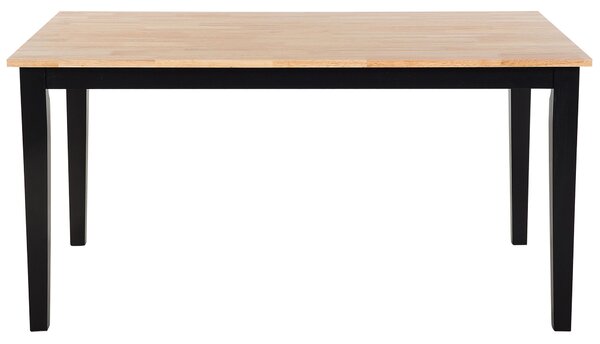 Jídelní stůl GEORGIA Černá 150 cm 90 cm Dřevo