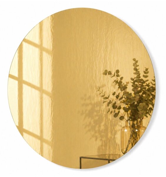 Nástěnné zrcadlo HOUSEVITAMIN pr. 60 cm zlatá