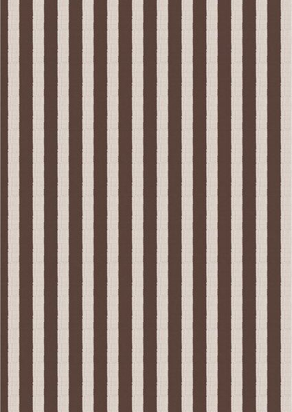 Ib Laursen Balicí papír Wide Brown Stripes - 5 m IBL340