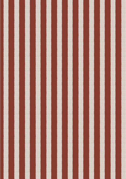 Ib Laursen Balicí papír Wide Red Stripes - 5 m IBL341