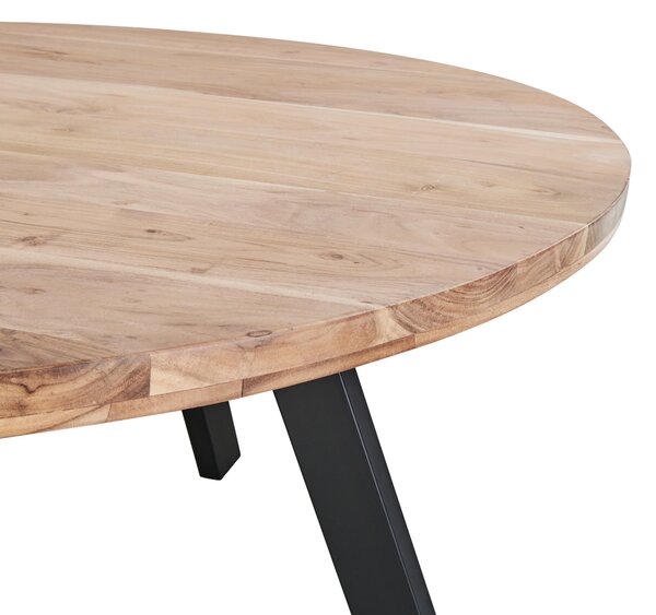 JÍDELNÍ STŮL, akácie, přírodní barvy, 130/130/76 cm P & B - Jídelní stoly, Online Only
