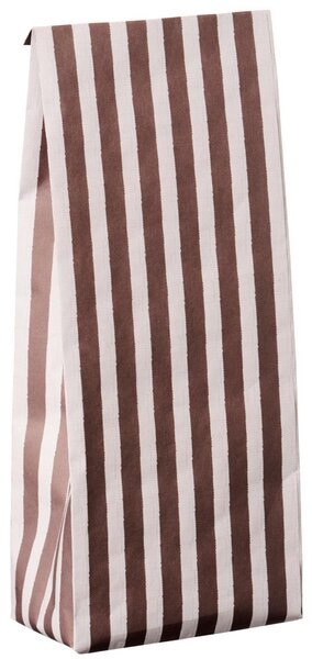 Ib Laursen Papírový sáček Wide Brown Stripes - S IBL345