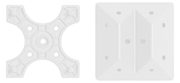 Osram - Venkovní solární senzor pohybu SMART+ 3,7V bílá IP65 Wi-Fi 800 mAh