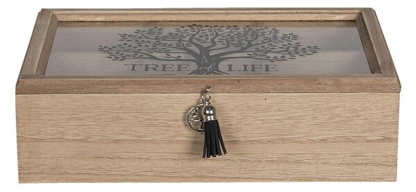 Krabička na čajové sáčky TREE OF LIFE (Clayre & Eef)