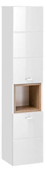 Koupelnová sestava FINKA White FINKA: Vysoká skříňka 800 | (VxŠxH) 140 x 30 x 35 cm