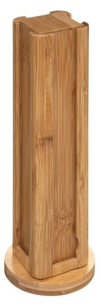 Rotační stojan na kávové kapsle, bambus, 30x10 cm