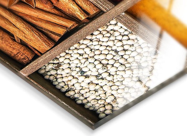 Skleněný obraz 30x30 cm Spices Box – Styler