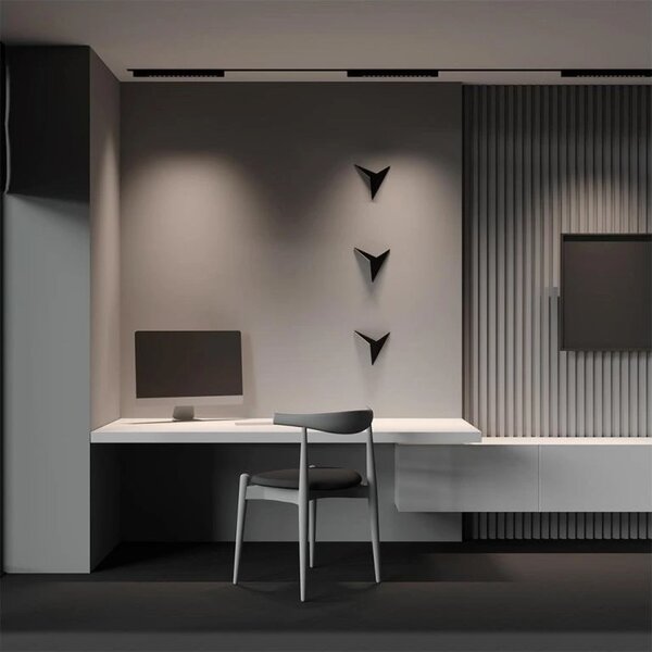 Maytoni LED svítidlo POINTS 22W pro 1F systém UNITY, d. 51 cm, 3000K nestmívatelné Barva: Černá