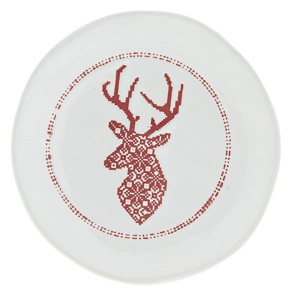Keramický talířek dezertní Deer 14 cm (Clayre & Eef)