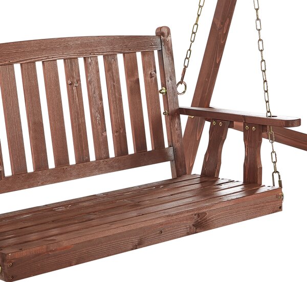 Houpačka CAVIOLA Smrkové dřevo Tmavě hnědá