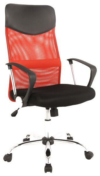 Signal Kancelářská židle Q-025 červeno/černá