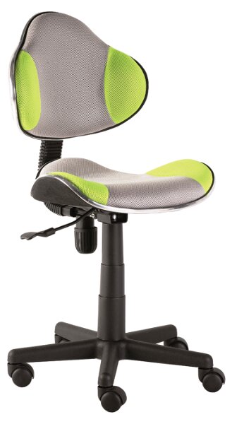 Signal Kancelářská židle Q-G2 zeleno/šedá