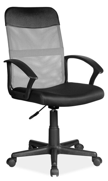 Signal Kancelářská židle Q-702 sivá/černá