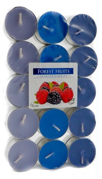 Vonná čajová svíčka Forest fruits 30 ks v balení (BISPOL)