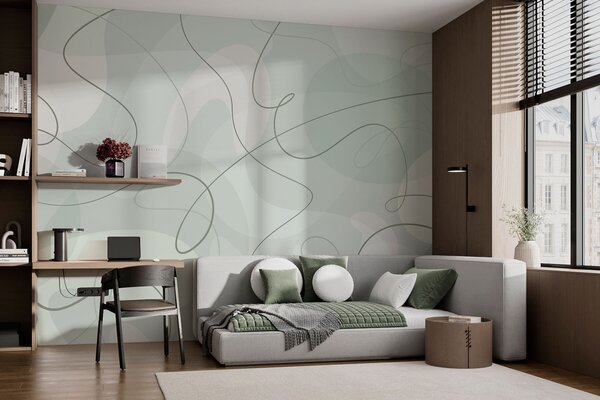 Fototapety Trend abstraktních linií a tvarů, Fototapety abstraktní, w03059v3 : uwalls.cz