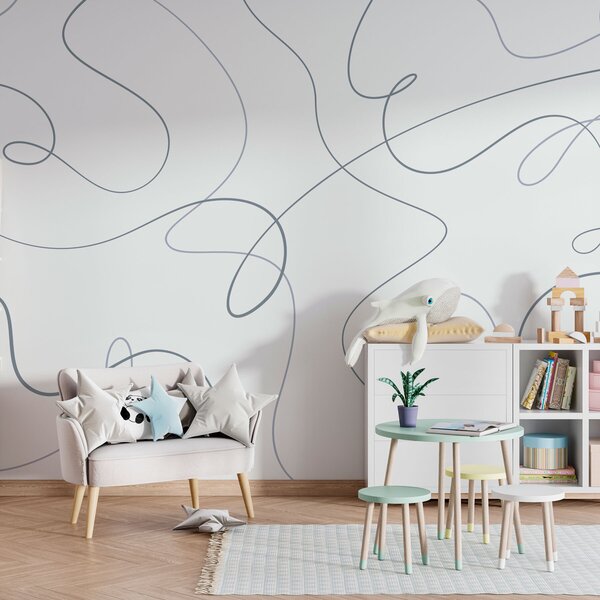 Fototapety Abstraktní stylové linie, Fototapety abstraktní, w03061v1 : uwalls.cz