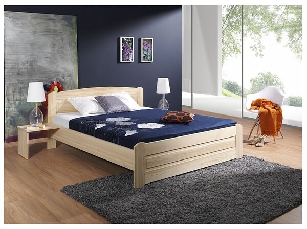 ArtBed Manželská postel Bazyl Barva: Moření - Barva, Rozmer postele: 140 x 200