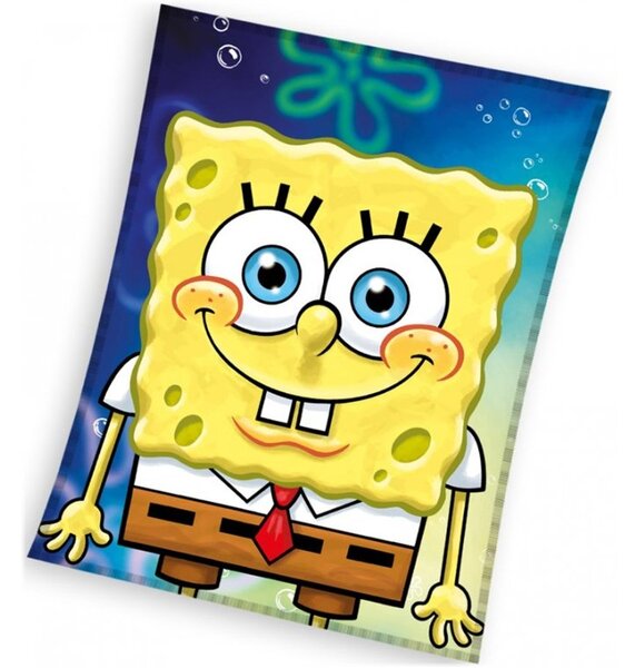 Dětská fleecová deka SpongeBob - 110 x 140 cm