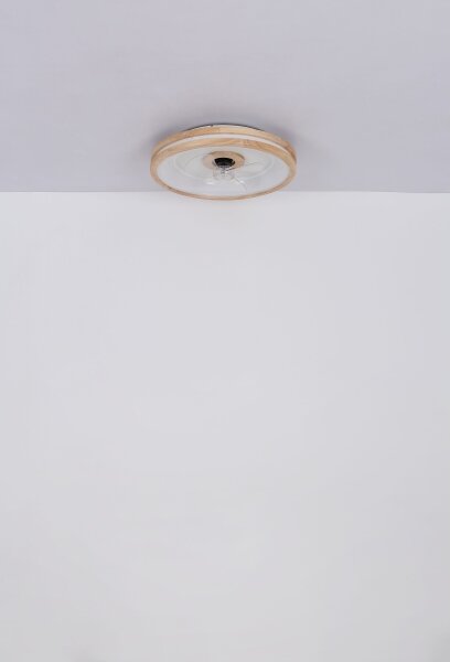 Globo 03650 - LED Stropní svítidlo s ventilátorem GATIAN LED/30W/230V hnědá + DO