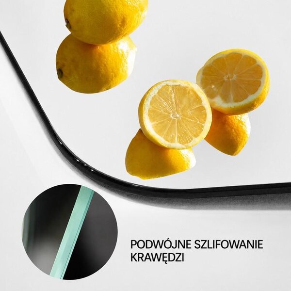 Erga Kalami, bezrámové LED zrcadlo s vyhříváním a dotykovým ovládáním, 80 × 60 cm, ERG-YKA-MR.KALAMI-60X80