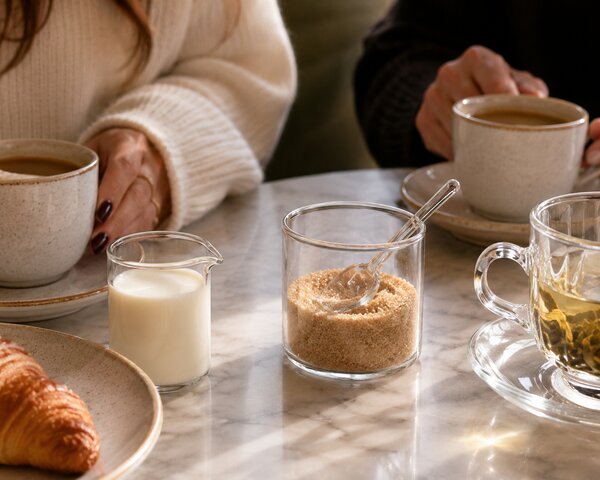 Ichendorf Milano designové konvice Piuma Sugarpot with Glass Spoon