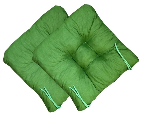 Podsedák na židli soft (40x40x7cm) - Zelená