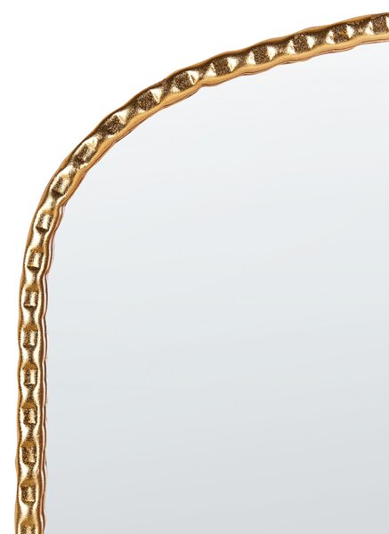 Zrcadlo LIVRY 71 cm 71 cm Kov Zlatá