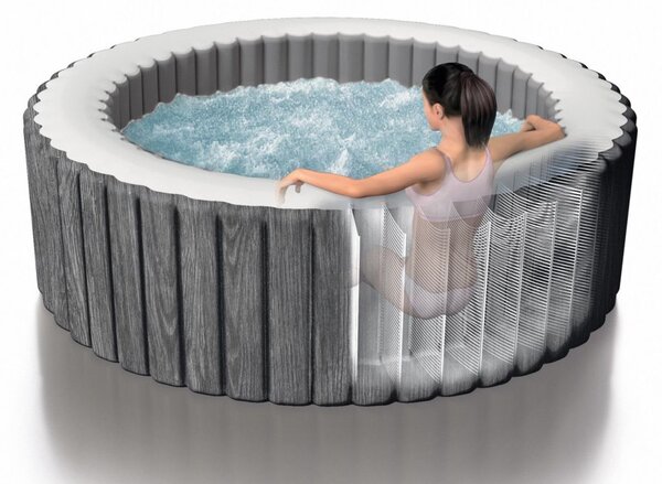 Nafukovací vířivka Intex Pure Spa Bubble Greywood 28440NP