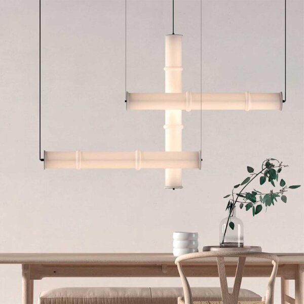 Aromas Canna L LED závěsné svítidlo Černá matná