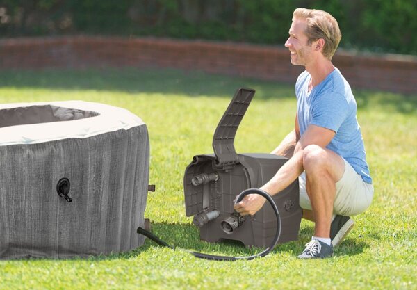 Nafukovací vířivka Intex Pure Spa Bubble Greywood 28440NP