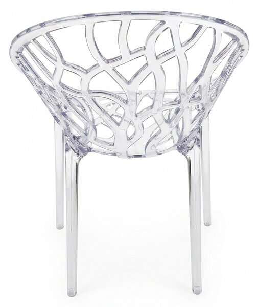 TENTino Designová židle CRYSTAL TRANSPARENT