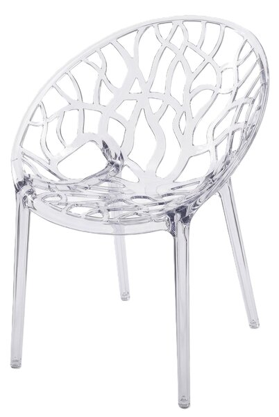 TENTino Designová židle CRYSTAL TRANSPARENT