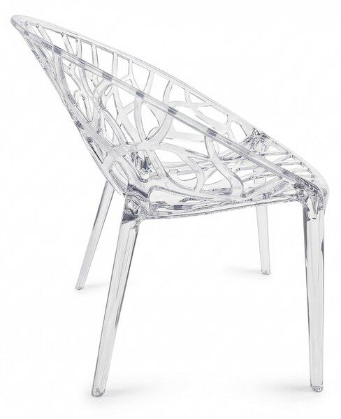 TENTino Designová židle CRYSTAL TRANSPARENT