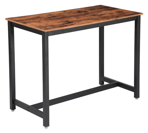 BAROVÝ STŮL, hnědá, černá, 120/60/90 cm Boxxx - Barové stoly, Online Only