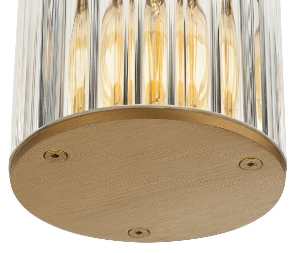 Argon 8774 - Venkovní stropní svítidlo NORFOLK 1xE27/15W/230V IP44 zlatá