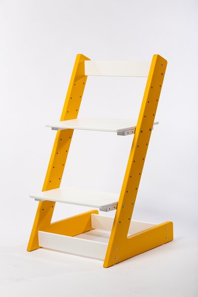 Lucas Wood Style rostoucí židle ALFA I - žlutá/bílá