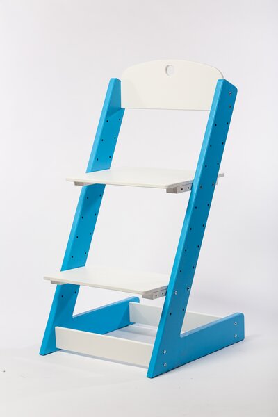 Lucas Wood Style rostoucí židle ALFA III - modrá/bílá
