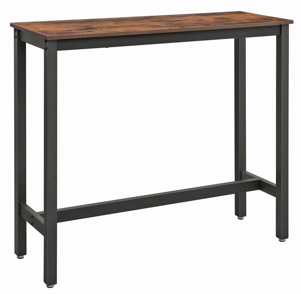BAROVÝ STŮL, hnědá, černá, 120/40/100 cm Boxxx - Barové stoly, Online Only