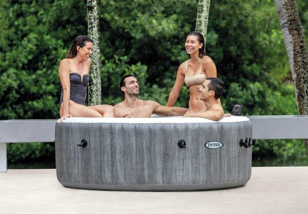 Nafukovací vířivka Intex Pure Spa Bubble Greywood 28440NP
