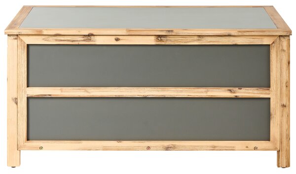Úložný box ACATE 121 cm 72 cm Šedá