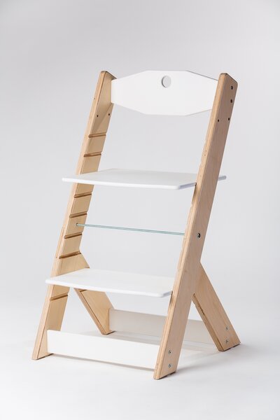 Lucas Wood Style rostoucí židle OMEGA II - PRIME přírodní/bílá