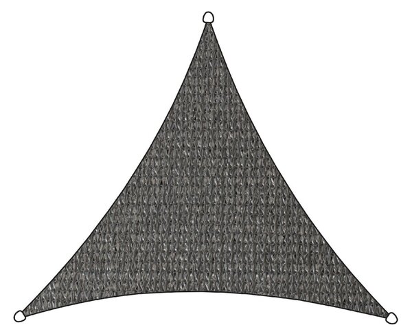 Livin' outdoor Stínící plachta ISEO trojúhelníková antracitová 5x5x5m