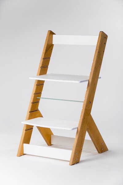 Lucas Wood Style rostoucí židle OMEGA I - PRIME dub/bílá