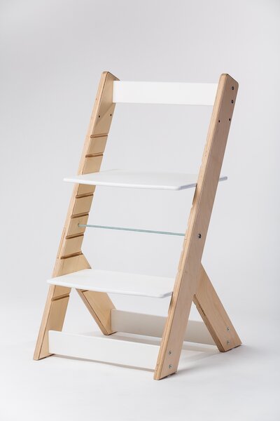 Lucas Wood Style rostoucí židle OMEGA I - PRIME přírodní/bílá
