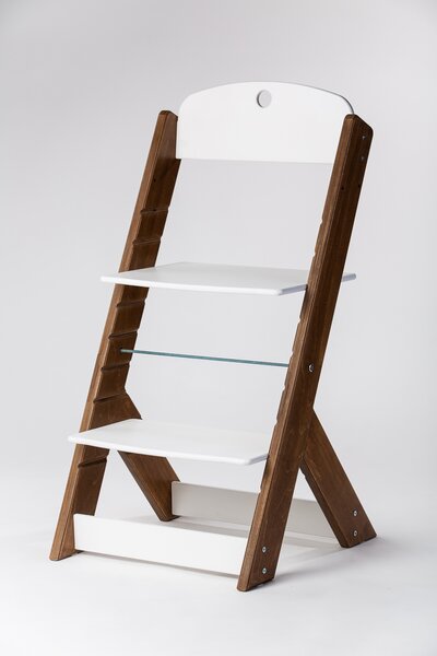 Lucas Wood Style rostoucí židle OMEGA III - PRIME ořech/bílá