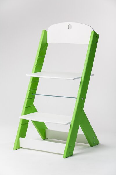 Lucas Wood Style rostoucí židle OMEGA III - PRIME zelená/bílá